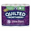Brand new 😍 3-Ply Toilet Paper Quilted Northern Ultra Plush 3-Ply Standard Toilet Paper, White, 284 Sheets/Roll, 18 Rolls/Case (874685) 🥰