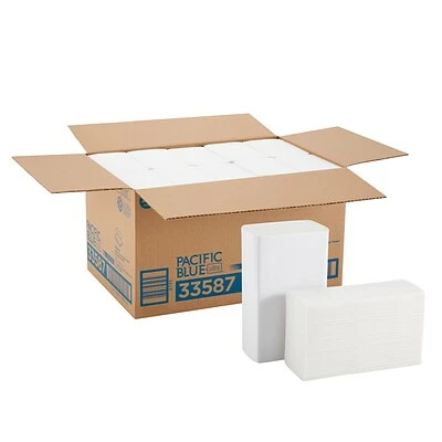 Top 10 ๐ฏ Multifold Paper Towels Pacific Blue Ultra Recycled C-Fold Paper Towels, 1-ply, 220 Sheets/Pack, 10 Packs/Carton (33587) ๐