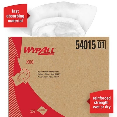 Top 10 ✨ Centerpull Paper Towels WypAll X60 Center-Pull Cloth Paper Towel, 1-Ply, 252 Towels/Box (54015) ⭐ - Image 3