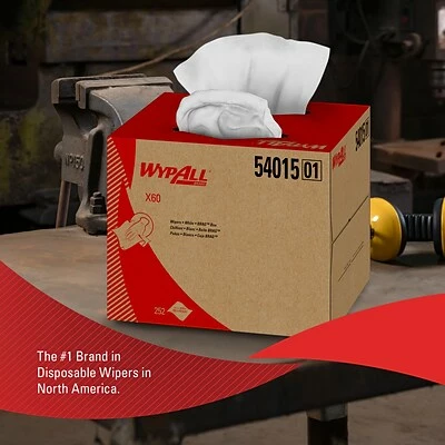 Top 10 ✨ Centerpull Paper Towels WypAll X60 Center-Pull Cloth Paper Towel, 1-Ply, 252 Towels/Box (54015) ⭐ - Image 4