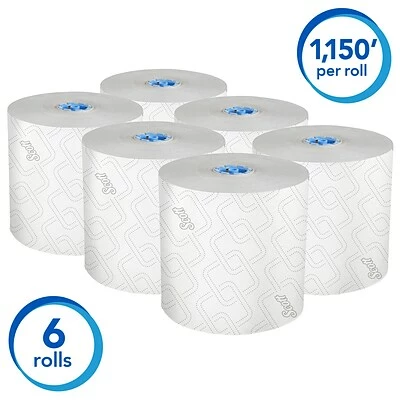 Top 10 π Scott Pro Recycled Hardwound Paper Towels, 1-ply, 1150 Ft./Roll, 6 Rolls/Carton (25702) π - Image 2