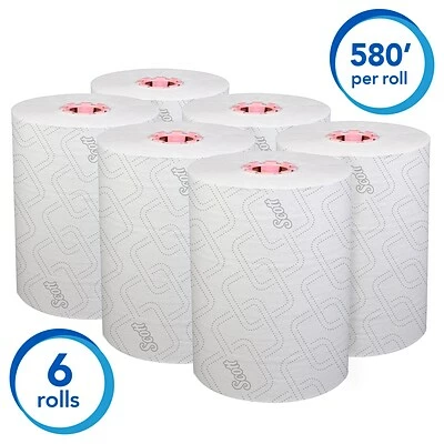 Cheapest π Scott Control Slimroll Recycled Hardwound Paper Towels, 1-ply, 580 Ft./Roll, 6 Rolls/Carton (47032) π - Image 2