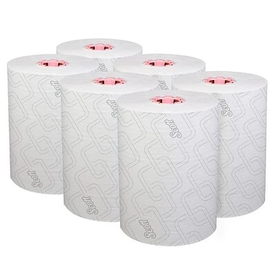 Cheapest π Scott Control Slimroll Recycled Hardwound Paper Towels, 1-ply, 580 Ft./Roll, 6 Rolls/Carton (47032) π - Image 8