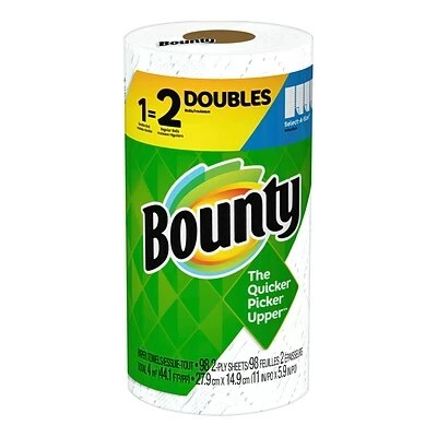 Discount ๐ฏ Paper Towels Bounty Select-A-Size Kitchen Rolls Paper Towel, 2-Ply, White, 98 Sheets/Roll, 24 Double Rolls/Carton (66539) ๐