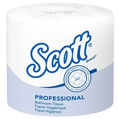 Best deal โ๏ธ 3-Ply Toilet Paper Scott Essential 1-Ply Standard Toilet Paper, White, 1210 Sheets/Roll, 80 Rolls/Carton (05102) ๐