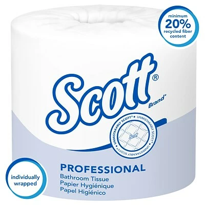 Best deal โ๏ธ 3-Ply Toilet Paper Scott Essential 1-Ply Standard Toilet Paper, White, 1210 Sheets/Roll, 80 Rolls/Carton (05102) ๐ - Image 4
