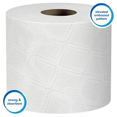 Best deal โ๏ธ 3-Ply Toilet Paper Scott Essential 1-Ply Standard Toilet Paper, White, 1210 Sheets/Roll, 80 Rolls/Carton (05102) ๐ - Image 5