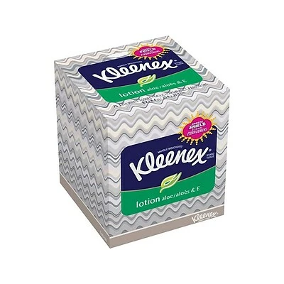 Brand new โจ 3-Ply Facial Tissue Kleenex Boutique Lotion Facial Tissue, 3-ply, 75 Tissues/Box (49974/54271) ๐คฉ