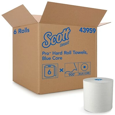 Cheapest ๐ Scott Pro Hardwound Paper Towels, 1-ply, 900 Ft./Roll, 6 Rolls/Carton (43959) ๐คฉ