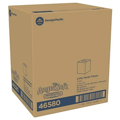 Buy ๐ 2-Ply Facial Tissue Angel Soft Professional Series Standard Facial Tissues, 2-Ply, 96 Sheets/Box, 36 Boxes/Pack (46580) โญ - Image 5