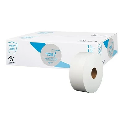 Wholesale ๐ Heavenly Choice 2-Ply Toilet Paper Sofidel 1-Ply Jumbo Toilet Paper, White, 12 Rolls/Carton (410049) ๐ - Image 2