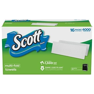 Best reviews of π Scott Recycled Multifold Paper Towels, 1-ply, 250 Sheets/Pack, 16 Packs/Carton (8009) β¨ - Image 2