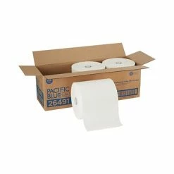 Outlet ⭐ Pacific Blue Ultra 8" High-Capacity Hardwound Paper Towels, 1-Ply, 3 Rolls/Carton (26491) 🛒