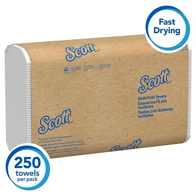 Cheap ๐ Scott Essential Recycled Multifold Paper Towels, 1-ply, 250 Sheets/Pack, 16 Packs/Carton (1840) ๐ - Image 4