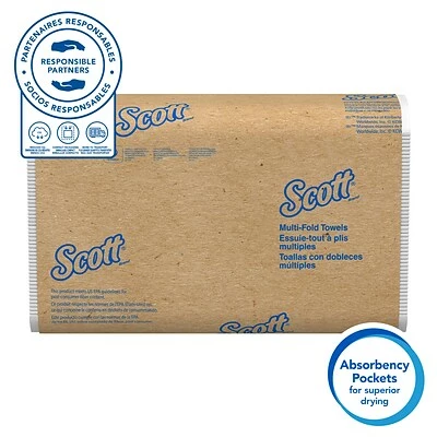 Cheap ๐ Scott Essential Recycled Multifold Paper Towels, 1-ply, 250 Sheets/Pack, 16 Packs/Carton (1840) ๐ - Image 5