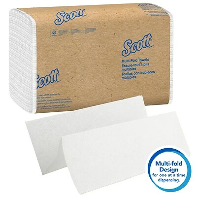 Cheap ๐ Scott Essential Recycled Multifold Paper Towels, 1-ply, 250 Sheets/Pack, 16 Packs/Carton (1840) ๐ - Image 6