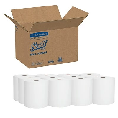 Cheapest ✨ Scott Essential Recycled Hardwound Paper Towels, 1-ply, 400 Ft./Roll, 12 Rolls/Carton (02068) 🎁 - Image 2