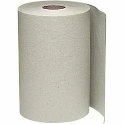 Discount 🤩 Hardwound Paper Towels Windsoft® Hardwound Roll Paper Towels; Nonperforated, 8"x350', Brown, 12/cs 🌟