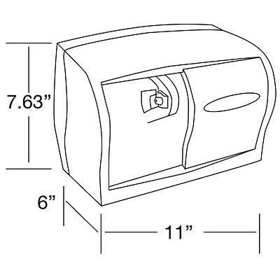 Hot Sale 😉 Toilet Paper Dispensers Scott 1000 Coreless Toilet Paper Dispenser, Smoke Gray (09604) 🤩 - Image 5