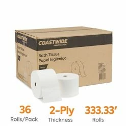 Best reviews of 🎉 2-Ply Toilet Paper Coastwide Professional™ J-Series 2-Ply Small Core Bath Tissue, White, 1000 Sheets/Roll, 36 Rolls/Carton (CWJBT-1000) ❤️