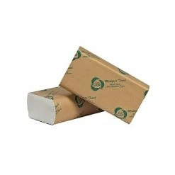 Best Pirce 🧨 Kitchen Roll Paper Towels Eco Green Recycled Multifold Paper Towels, 1-ply, 250 Sheets/Pack, 16 Packs/Carton (EW416) ✔️