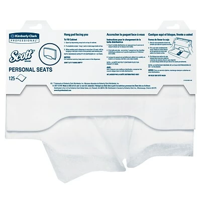 Wholesale π₯ Scott Toilet Seat Covers, 15" X 18", 125 Covers/Pack, 24 Packs/Carton (7410) π