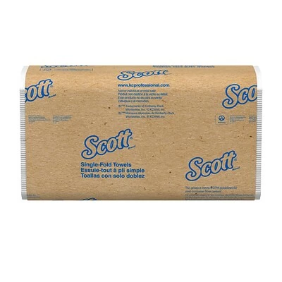 Best reviews of ๐คฉ Scott Essential Recycled Single Fold Paper Towels, 1-ply, 250 Sheets/Pack, 16 Packs/Carton (01700) ๐