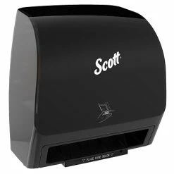 New 🎁 Paper Towel Dispensers SCOTT® Control™ Electronic Slimroll Paper Towel One-Ply Dispensing System, Black (47260) 😀