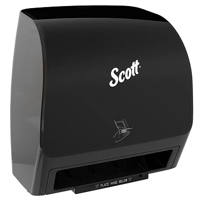 New 🎁 Paper Towel Dispensers SCOTT® Control™ Electronic Slimroll Paper Towel One-Ply Dispensing System, Black (47260) 😀