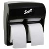 Hot Sale 🔥 Toilet Paper Dispensers Scott Professional High Capacity Bathroom Tissue Dispenser, Black (44518) 🔔