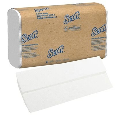 Best Pirce π Scott Essential Recycled C-Fold Paper Towels, 1-ply, 200 Sheets/Pack (01510) π - Image 4