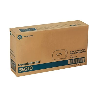 Cheapest 🔥 Georgia-Pacific Toilet Paper Dispensers Georgia Pacific® Jumbo Jr. Toilet Paper Dispenser, Black (59210) ❤️ - Image 2