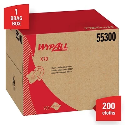 Brand new ✔️ Centerpull Paper Towels WypAll® X70 Center-Pull, 1-Ply, Cloth Paper Towels, 200/Box (55300) 🎁 - Image 2