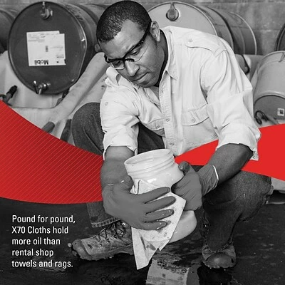 Brand new ✔️ Centerpull Paper Towels WypAll® X70 Center-Pull, 1-Ply, Cloth Paper Towels, 200/Box (55300) 🎁 - Image 5