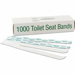 Cheapest ✨ Toilet Seat Covers Bagcraft SaniShield Toilet Seat Bands, 16" X 1.5", 1000/Carton (300591) 🔥