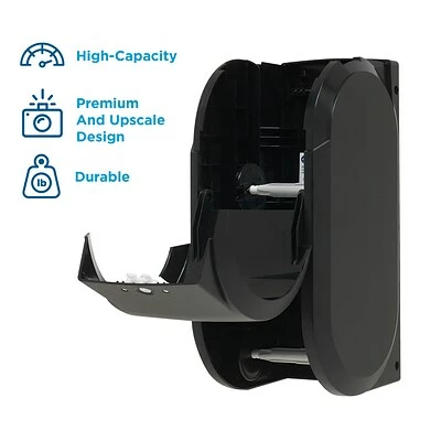 Discount ⌛ Georgia-Pacific Toilet Paper Dispensers Compact® 2-Roll Vertical Coreless Toilet Paper Dispenser By GP PRO, Black (56790A) 👍 - Image 3