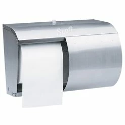 Top 10 🛒 Toilet Paper Dispensers Scott Coreless Double Roll Bath Tissue Dispenser, Stainless Steel (09606) ✔️