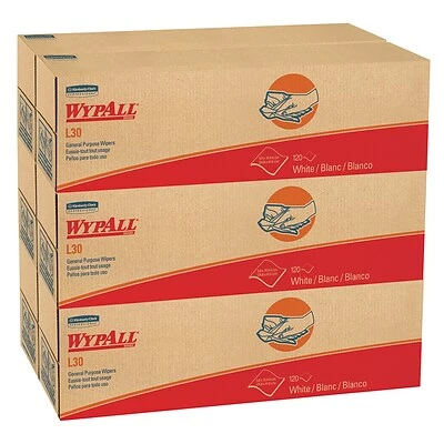 Promo ๐ Disposable Napkins WypAll L30 DRC Wipers, White, 120 Sheets/Box, 6 Boxes/Pack (05816) โจ - Image 3