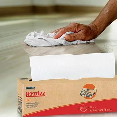 Promo ๐ Disposable Napkins WypAll L30 DRC Wipers, White, 120 Sheets/Box, 6 Boxes/Pack (05816) โจ - Image 6