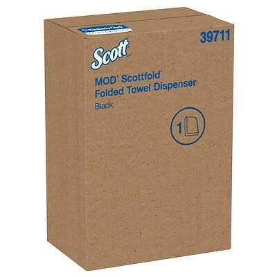 Outlet ๐งจ Folded Paper Towel Dispensers Scottfold Folded Compact Paper Towel Dispenser, Smoke (39711) ๐ - Image 2