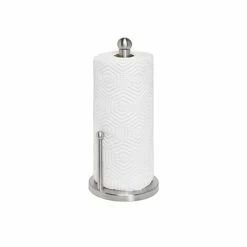 New 👏 Kitchen Towel Holder Dispensers Honey-Can-Do Stainless Steel Kitchen Towel Holder, Silver (KCH-01077) 🛒