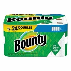 Deals 😀 Kitchen Roll Paper Towels Bounty Select-A-Size Paper Towels, 2-ply, 98 Sheets/Roll, 12 Double Rolls/Pack (76209/66541) ⭐