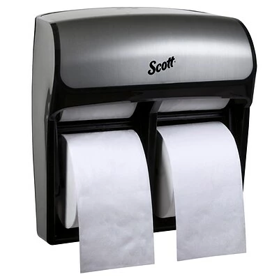 Wholesale ✨ Toilet Paper Dispensers Scott Professional High Capacity Bathroom Tissue Dispenser, Faux Stainless Steel (44519) 💯