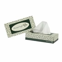 Cheapest 👍 Floral Soft Facial Tissue, 2-ply, 100 Tissues/Box, 30 Boxes/Pack (F100) ✔️