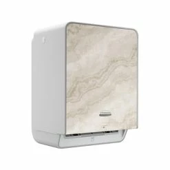 Promo ๐ Hardwound Paper Towel Dispensers Kimberly-Clark Professional ICON Automatic Roll Towel Dispenser With Faceplate, Brushed Gray/Warm Marble (58740) โจ