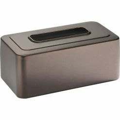 Best Pirce 🔔 Facial Tissue Dispensers InterDesign® 4" X 10" X 5 1/2" Olivia Tissue Box Holder, Bronze 🧨