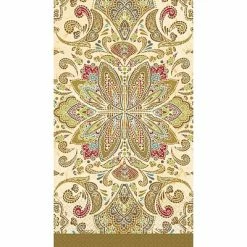 Top 10 🎉 Disposable Napkins Amscan Textured Paisley 7.75'' X 4.5'' Guest Towels, 4/Pack, 16 Per Pack (530031) ✔️