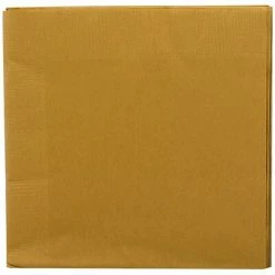 Cheapest 🤩 Disposable Napkins JAM Paper® Medium Lunch Napkins, 6 1/2 X 6 1/2, Gold, 40/Pack (356028328) 👏