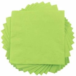 Wholesale ๐ Disposable Napkins JAM Paper Beverage Napkin, 2-ply, Lime Green, 40 Napkins/Pack (5255620723) โจ