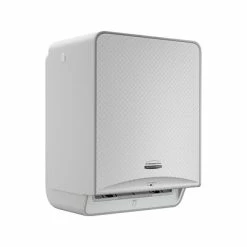 Outlet ๐ Hardwound Paper Towel Dispensers Kimberly-Clark Professional ICON Automatic Roll Towel Dispenser With Faceplate, Silver Mosaic/Brushed Gray (53691) ๐งจ